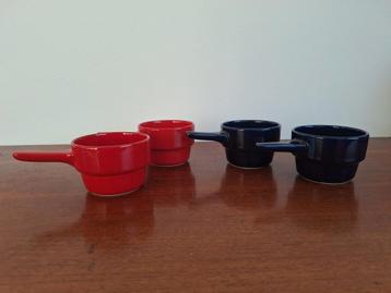 Retro vintage jaren 70 schaaltjes  beschikbaar voor biedingen