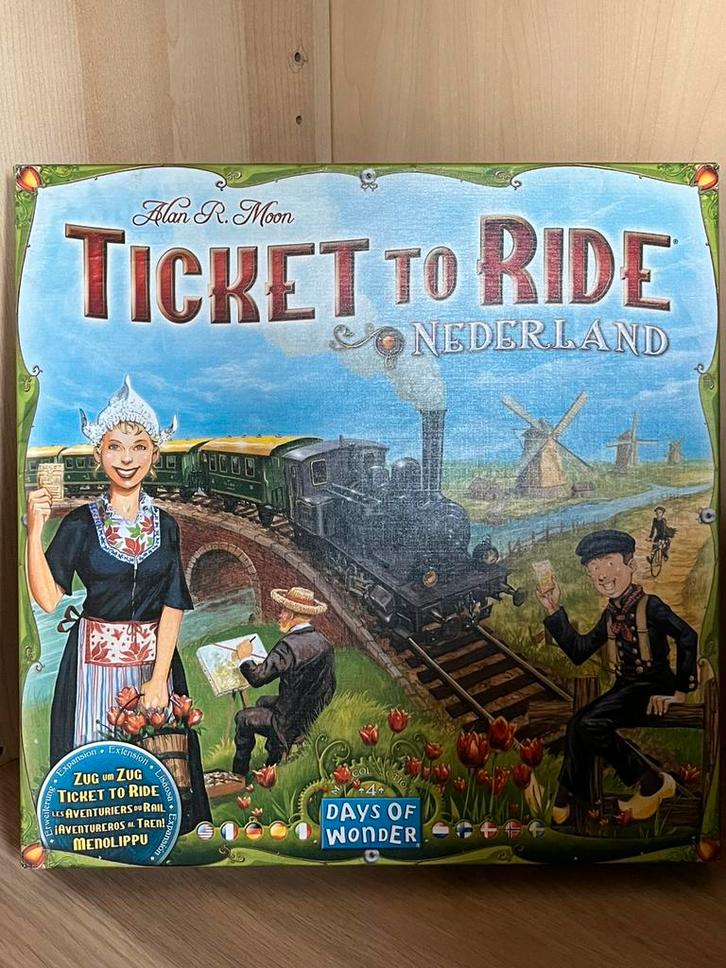 Ticket to ride Nederland, Hobby en Vrije tijd, Gezelschapsspellen | Bordspellen, Zo goed als nieuw, Ophalen of Verzenden