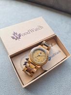 WoodWatch horloge, Sieraden, Tassen en Uiterlijk, Ophalen of Verzenden, Staal, Overige merken, 1960 of later