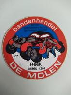 Sticker. bandenhandel DE MOLEN. Reek., Verzamelen, Stickers, Ophalen of Verzenden, Zo goed als nieuw