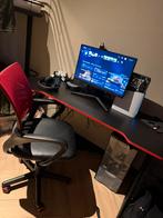 Gaming bureau en bureau stoel, Ophalen, Zo goed als nieuw
