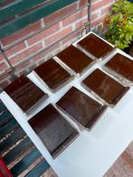 Raamdorpels 6 stuks bruin, Ophalen, Beton, Klinkers