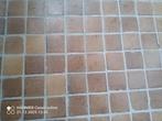 Te koop oude plavuizen 10x10 cm bruin. 15 m2, Gebruikt, Keramiek, Minder dan 20 cm, Minder dan 5 m²