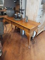 Prachtige teakhouten Queen Ann sidetable lades, Ophalen, 100 tot 150 cm, Queen Ann, Teakhout