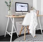 Ikea Lerberg Metalen Schagen Tafelpoten voor Bureau, Huis en Inrichting, Tafelonderdelen, Ophalen, Tafelpoot, 50 tot 100 cm, 50 tot 100 cm