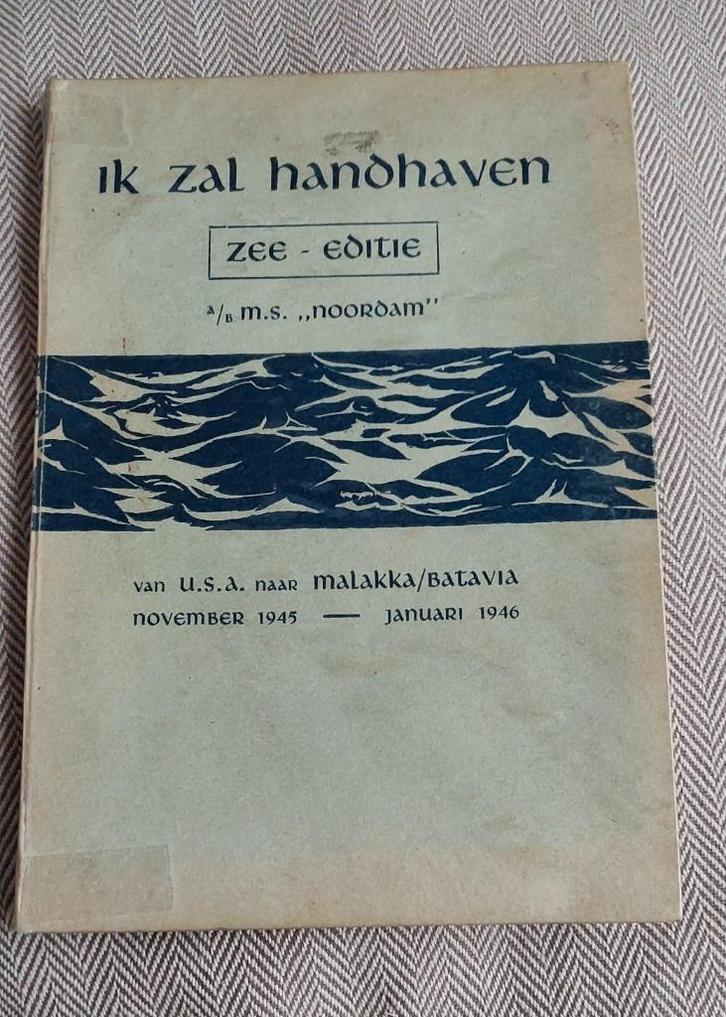 Ik zal handhaven, Boeken, Oorlog en Militair, Gelezen, Marine, Tweede Wereldoorlog, Ophalen of Verzenden