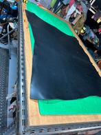 2 zwarte kleur hele tuigleer lappen 2,5-3 mm dik half soepel, Zwart, Leer of Kunstleer, Ophalen of Verzenden, Zo goed als nieuw