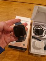 Fitbit Versa 2 - Smartwatch, Sieraden, Tassen en Uiterlijk, Smartwatches, Gebruikt, Zwart, Ophalen of Verzenden, Fitbit