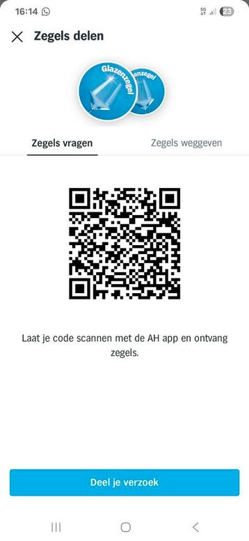 AH Glazen Spaaractie Zegels Gezocht! beschikbaar voor biedingen