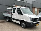 Volkswagen Crafter 50 2.0 TDI L2H1 DC Open laadbak Laadkraan, Auto's, Euro 5, Gebruikt, Zwart, 4 cilinders