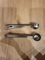 2x Afmeetlepel met Knijper, Ophalen of Verzenden, Zo goed als nieuw