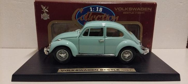 Volkswagen Kever 1967 lichtblauw Road Tough metal 1:18 KRD, Hobby en Vrije tijd, Modelauto's | 1:18, Zo goed als nieuw, Auto, Overige merken