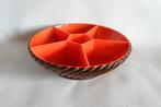 Emsa Schaal Oranje Bruin, Verzamelen, Retro, Ophalen of Verzenden, Huis en Inrichting