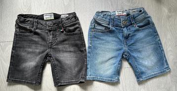 Zwarte & blauw VINGINO Jeans short maat 98, als NIEUW! beschikbaar voor biedingen