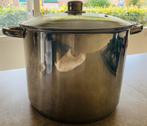 Grote Michelino pan – 14 liter – RVS – Te koop, Ophalen, Rvs, Kookpan of Snelkookpan