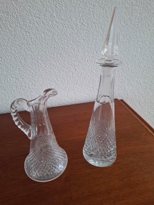 Antieke Kristallen Karafjes, Antiek en Kunst, Antiek | Glas en Kristal, Ophalen