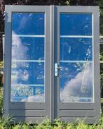 Hardhouten openslaande tuindeuren, Ophalen, Gebruikt, Buitendeur, Glas