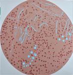 Kees Goudzwaard (1958) Zeefdruk " Abstract Rond " Ges Gen, Ophalen of Verzenden