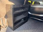 Aluminium bedrijfswagen stelling kast rek zwart 4 vakken, Ophalen, Gebruikt