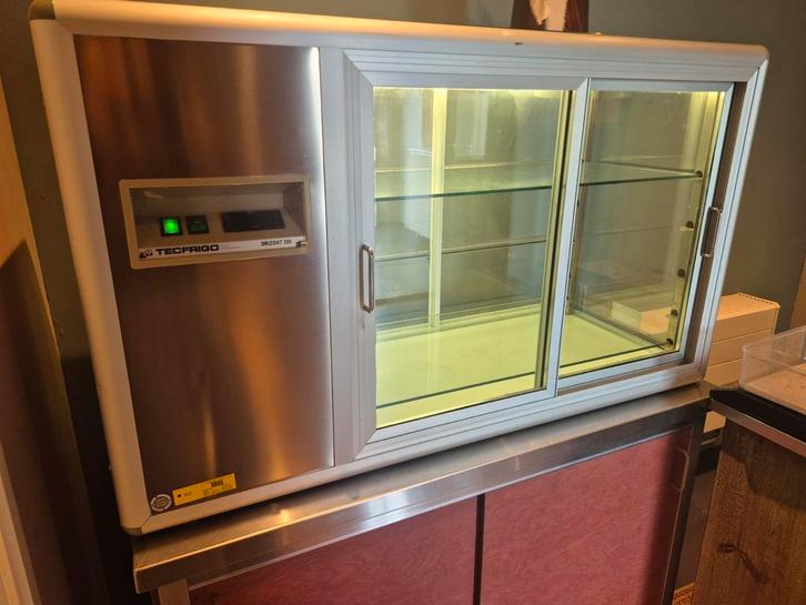 Koelvitrine Tecfrigo Orizont 200 koeling, Witgoed en Apparatuur, Koelkasten en IJskasten, Zo goed als nieuw, Zonder vriesvak, 200 liter of meer