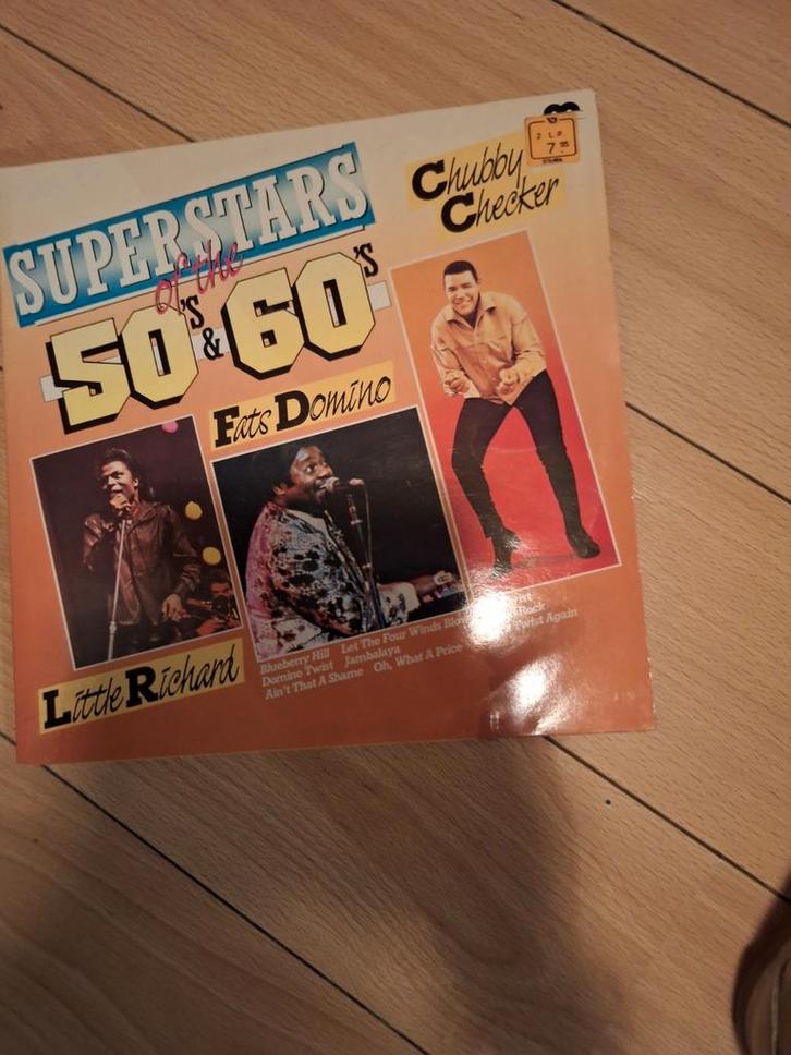 Superstars of the 50's & 60's LP, Cd's en Dvd's, Vinyl | Pop, Gebruikt, Voor 1960, 12 inch, Ophalen of Verzenden