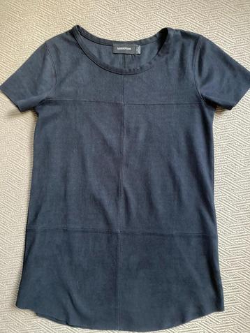 Zwarte top suède look, maat S beschikbaar voor biedingen