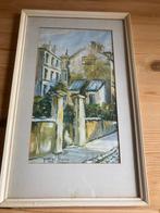 Oud schilderij aquarel van George Hann, Ophalen of Verzenden
