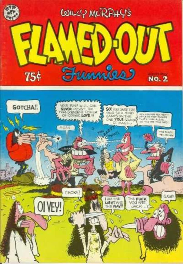 Willy murphy's Flamed-Out Funnies #2 (1976) Rip Off Press, Boeken, Strips | Comics, Zo goed als nieuw, Eén comic, Amerika, Verzenden