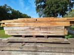 Eiken balken  en planken rest partij C keus ruim 1m3, Doe-het-zelf en Verbouw, Hout en Planken, Ophalen, Eiken, Balk, 50 mm of meer