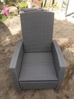 Hardhouten tuintafel met stoelen, Tuin en Terras, Ophalen, Zo goed als nieuw, Hout