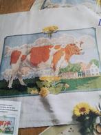 Borduurpatroon koe, klazina, Hobby en Vrije tijd, Borduren en Borduurmachines, Ophalen of Verzenden, Zo goed als nieuw, Handborduren