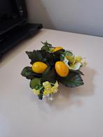 bloemenkrans voor om kaars, Huis en Inrichting, Ophalen of Verzenden, Zo goed als nieuw, Overige materialen, Minder dan 25 cm