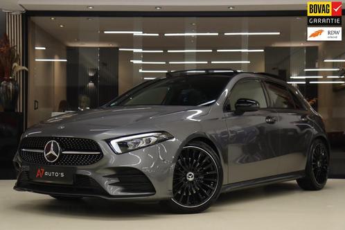 Mercedes-Benz A-klasse 220 AMG /PANO/NIGHT-PAKET/SFEERV/CARP, Auto's, Mercedes-Benz, Bedrijf, Te koop, A-Klasse, 360° camera, ABS