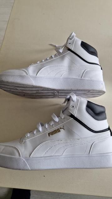 Witte Puma Sneakers Hoog - maat 46 - ongebruikt beschikbaar voor biedingen