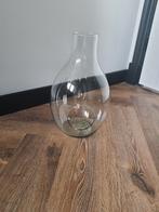 In nieuwstaat mooie glazen stolp/vaas, Minder dan 50 cm, Nieuw, Glas, Ophalen