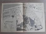 oude bijzondere plattegrond van Scheveningen VVV, jaren 50?, VVV, Ophalen of Verzenden, 1800 tot 2000, Nederland