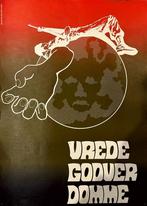 Affiche Vrede Godverdomme, Verzamelen, Posters, Rechthoekig Staand, Ophalen of Verzenden, Zo goed als nieuw, A1 t/m A3
