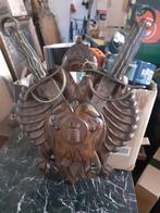 Antiek Schild met Dolken, Ophalen of Verzenden