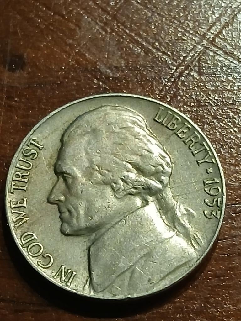 1953 Vijf Centen - Verenigde Staten, Ophalen of Verzenden, Noord-Amerika, Losse munt