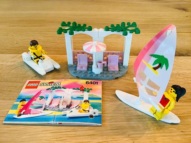 LEGO Paradisa 6401, seaside cabana, de vogel is gevlogen, Kinderen en Baby's, Speelgoed | Duplo en Lego, Gebruikt, Lego, Complete set