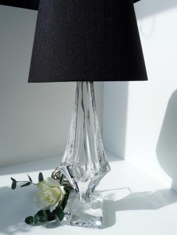 Daum lamp kristal glas, gesigneerd, jaren 30. beschikbaar voor biedingen