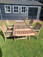 Teakhouten tuinset van Gloster., Tuin en Terras, Ophalen, Zo goed als nieuw, Teakhout