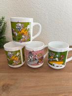 4 Vintage Tom en Jerry Mokken, Ophalen of Verzenden, Gebruikt