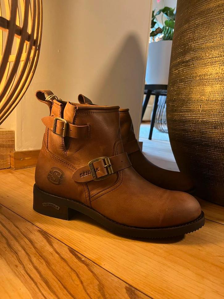 Sendra Biker Laarzen Maat 44 - Handgemaakt Leder, Kleding | Heren, Schoenen, Nieuw, Boots, Bruin, Ophalen of Verzenden