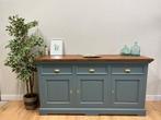 Nieuw Gerestaureerde & Upcycled Dressoir – Uniek Stuk, Ophalen, Met deur(en), 150 tot 200 cm, Eikenhout