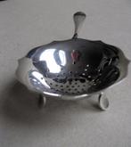 Keltum verzilverd theezeefje, sierlijk op pootjes, jaren 50, Ophalen of Verzenden, Zilver