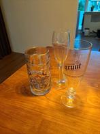 Diverse drankglazen (bier en champagne), Huis en Inrichting, Keuken | Servies, Ophalen, Glas, Overige stijlen, Glas of Glazen