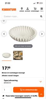 Decoratieschaal Wave Kwantum - Nieuw!, Ophalen, Overige materialen, Schaal, Rond