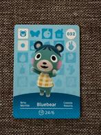 Animal Crossing Amiibo Kaart - Bluebear #032, Ophalen of Verzenden, Zo goed als nieuw, Plaatje