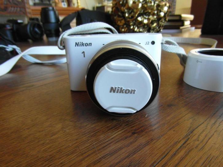 Nikon 1 J2 met lenzen, Audio, Tv en Foto, Fotocamera's Digitaal, Zo goed als nieuw, Compact, Nikon, 8 keer of meer, Ophalen of Verzenden